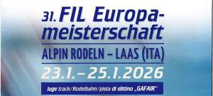 Alpin Rodel-Europameisterschaft 2026
