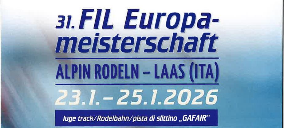 Campionati europei 2026 del slittino alpino